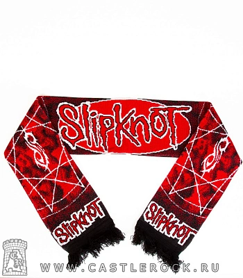 шарф slipknot (лого, красный)