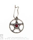 серьга alchemy gothic (алхимия готик) e165 pentastrasse
