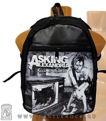 рюкзак asking alexandria "reckless and relentness"