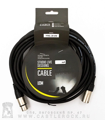 кабель микрофонный nml-20 6m
