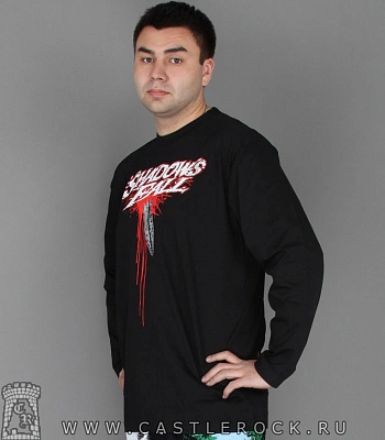 футболка shadows fall (нож) д/р