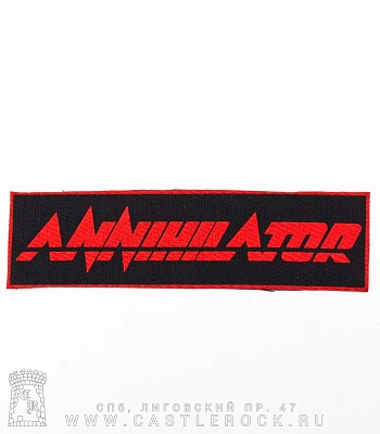 нашивка annihilator (лого красное)