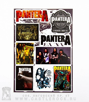набор наклеек pantera (стикерпак)