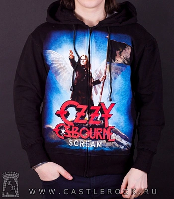 балахон на молнии ozzy osbourne "scream"