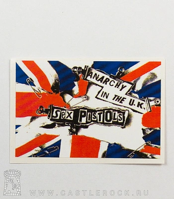 наклейка sex pistols "anarchy in the uk"
