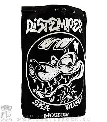 торба distemper "ska punk moscow" (ч/б)
