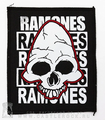 нашивка ramones (череп)