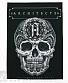 нашивка на спину architects (череп)