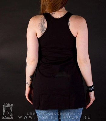 туника кошка с пудреницей (черная)