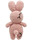 игрушка интерьерная заяц вуду (розовая)