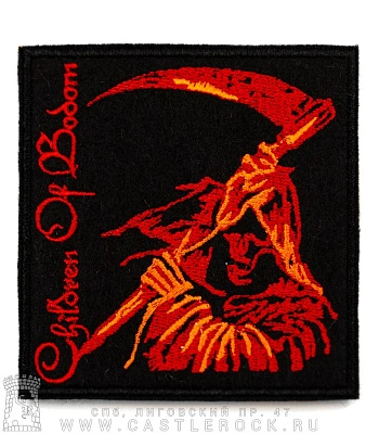 нашивка children of bodom (смерть, вышивка)