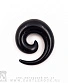 Растяжка Акрил Спираль (черная) 14 мм
