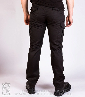брюки scum черные