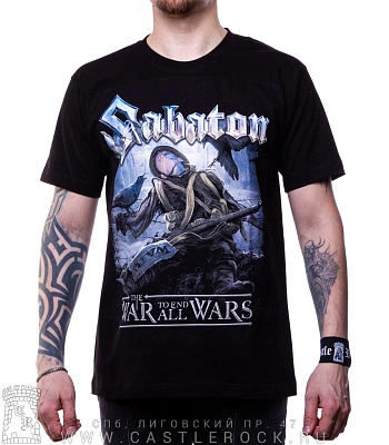 футболка sabaton "the war to end all wars"