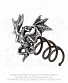 заколка alchemy gothic (алхимия готик) hsc1 smoke dragon