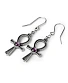 серьги alchemy gothic (алхимия готик) e372 ankh of osiris