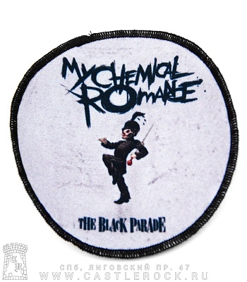 нашивка my chemical romance "the black parade" (круглая)