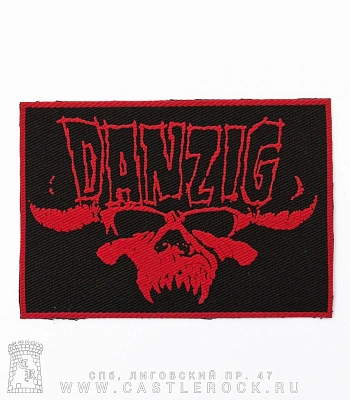 нашивка danzig (лого красное)