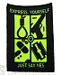 нашивка type o negative "express yourself just say yes"