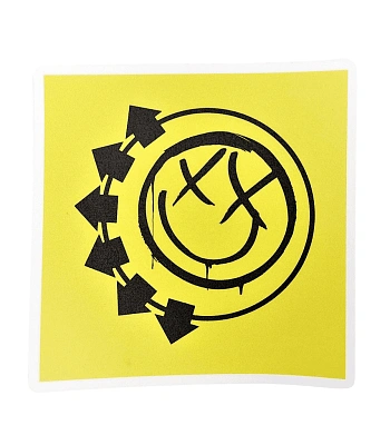наклейка виниловая blink-182 (лого смайл)