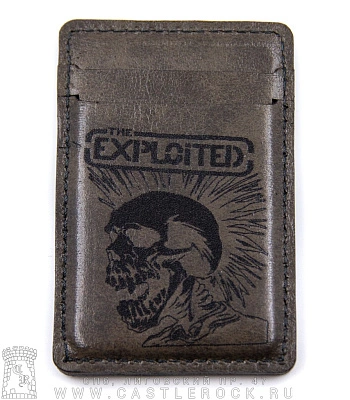 кардхолдер с гравировкой exploited (ручная работа)