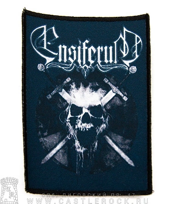 нашивка ensiferum (череп и мечи)