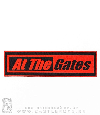 нашивка at the gates (лого красное)