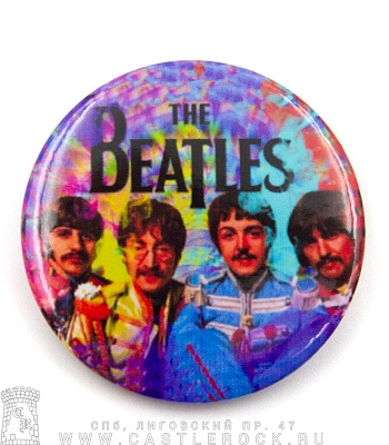 значок beatles "sgt. pepper’s lonely hearts club band"