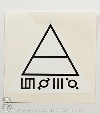 наклейка 30 seconds to mars (триада)