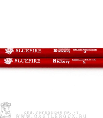 барабанные палочки hun 5a (красные) деревянные наконечники