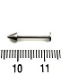 Лабрет Сталь с Шипом 1,2 х 12 х 4