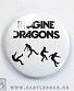 значок imagine dragons (ч/б)