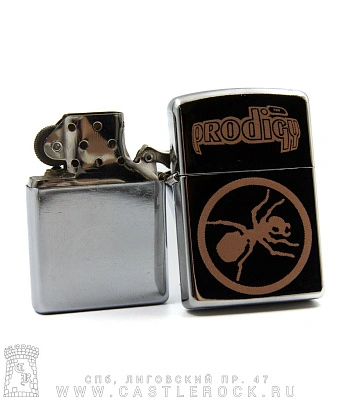зажигалка с гравировкой prodigy (лого большое)