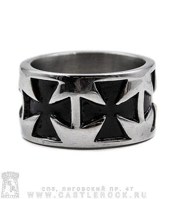 кольцо кресты железные