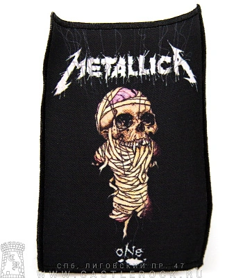 нашивка metallica "one"