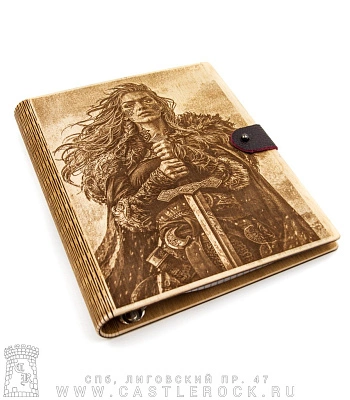 блокнот с разъемными кольцами воительница