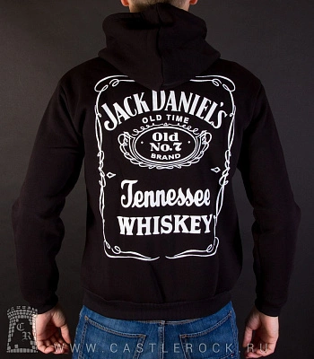 балахон на молнии jack daniel's