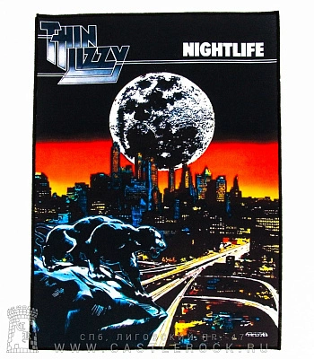нашивка на спину thin lizzy "nightlife"