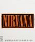 нашивка nirvana (надпись оранжевая)