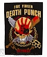 нашивка на спину five finger death punch "got your six" (вышивка)