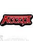 нашивка на спину accept (лого, вышивка)