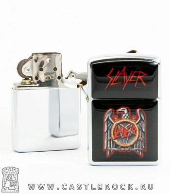 зажигалка цветная slayer (орел)
