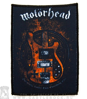 нашивка motorhead "everything louder than everything else"