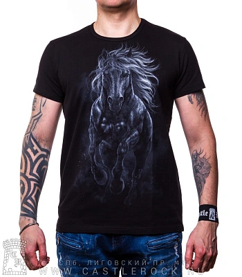 футболка лошадь (светится)