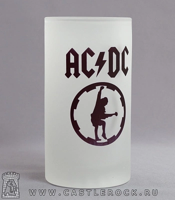 кружка пивная стеклянная ac/dc angus young