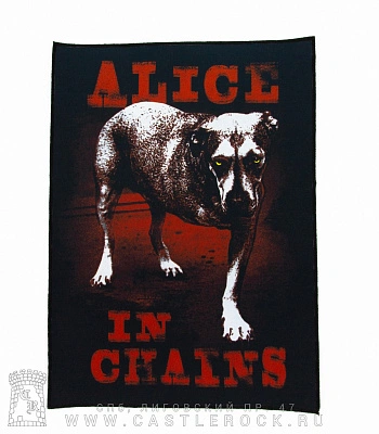 нашивка на спину alice in chains