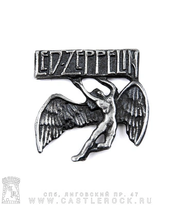 значок цанга led zeppelin (ангел)