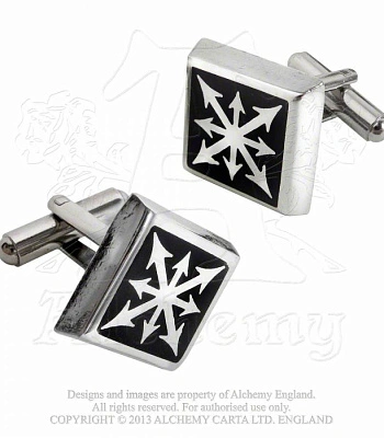 запонки alchemy gothic (алхимия готик) cl9 chaos cufflinks