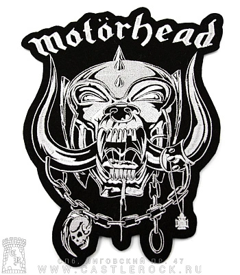 нашивка на спину motorhead (лого, вышивка)