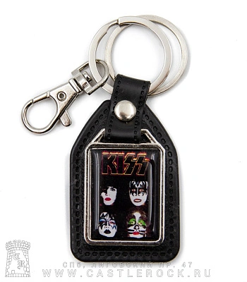 брелок прямоугольный на подкладке kiss "dynasty"